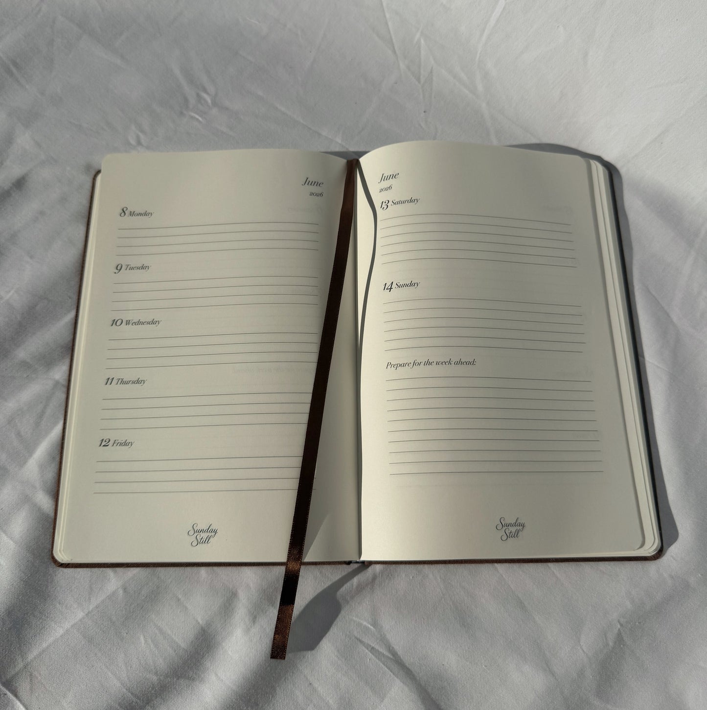 2026 weekly planner - ESPRESSO